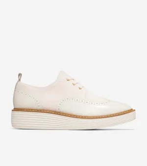 ქალის ØriginalGrand Platform Wingtip Oxfords