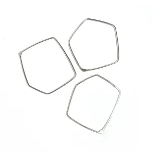 'Bangle' Polished Silver