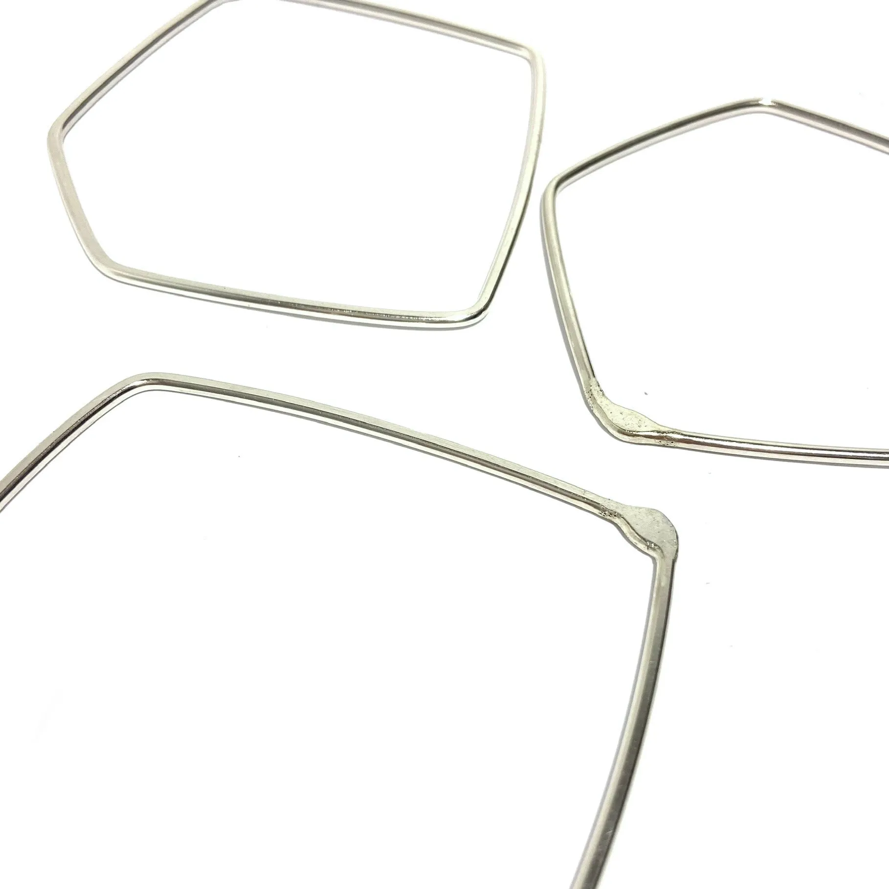 'Bangle' Polished Silver