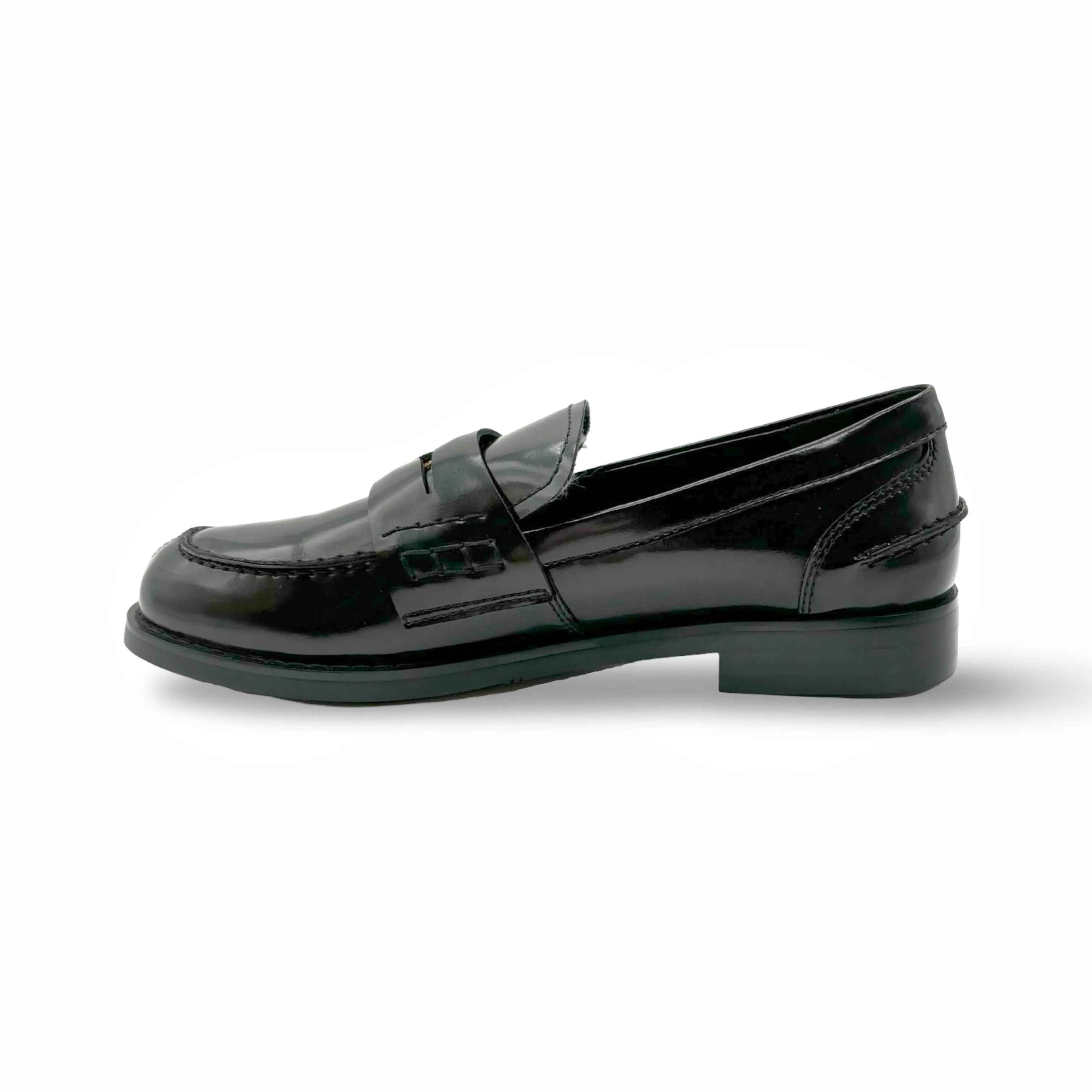 BI5101 Black Leather Loafer