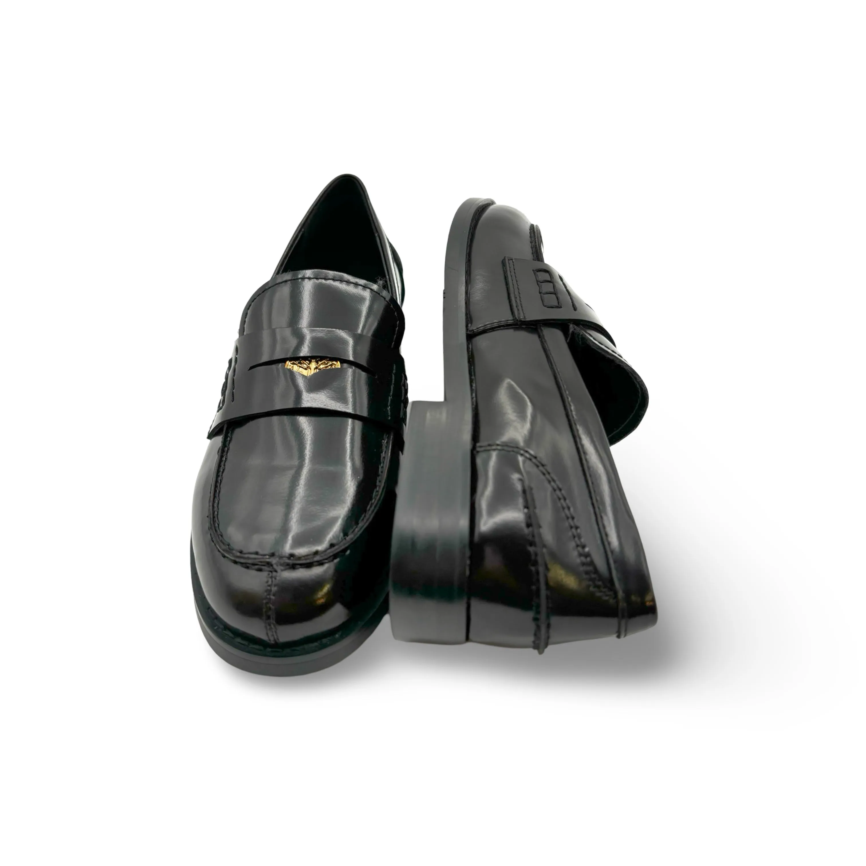 BI5101 Black Leather Loafer