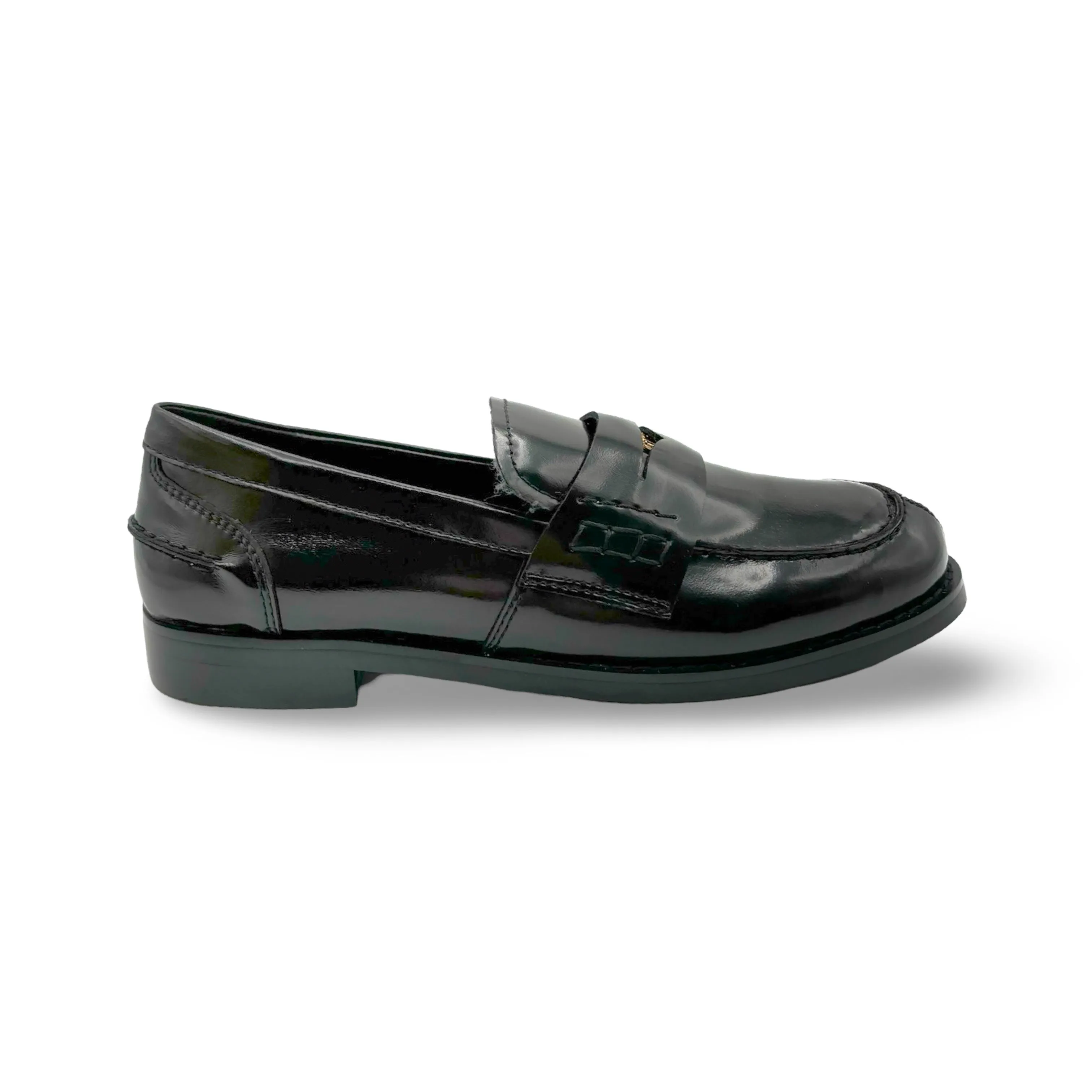 BI5101 Black Leather Loafer
