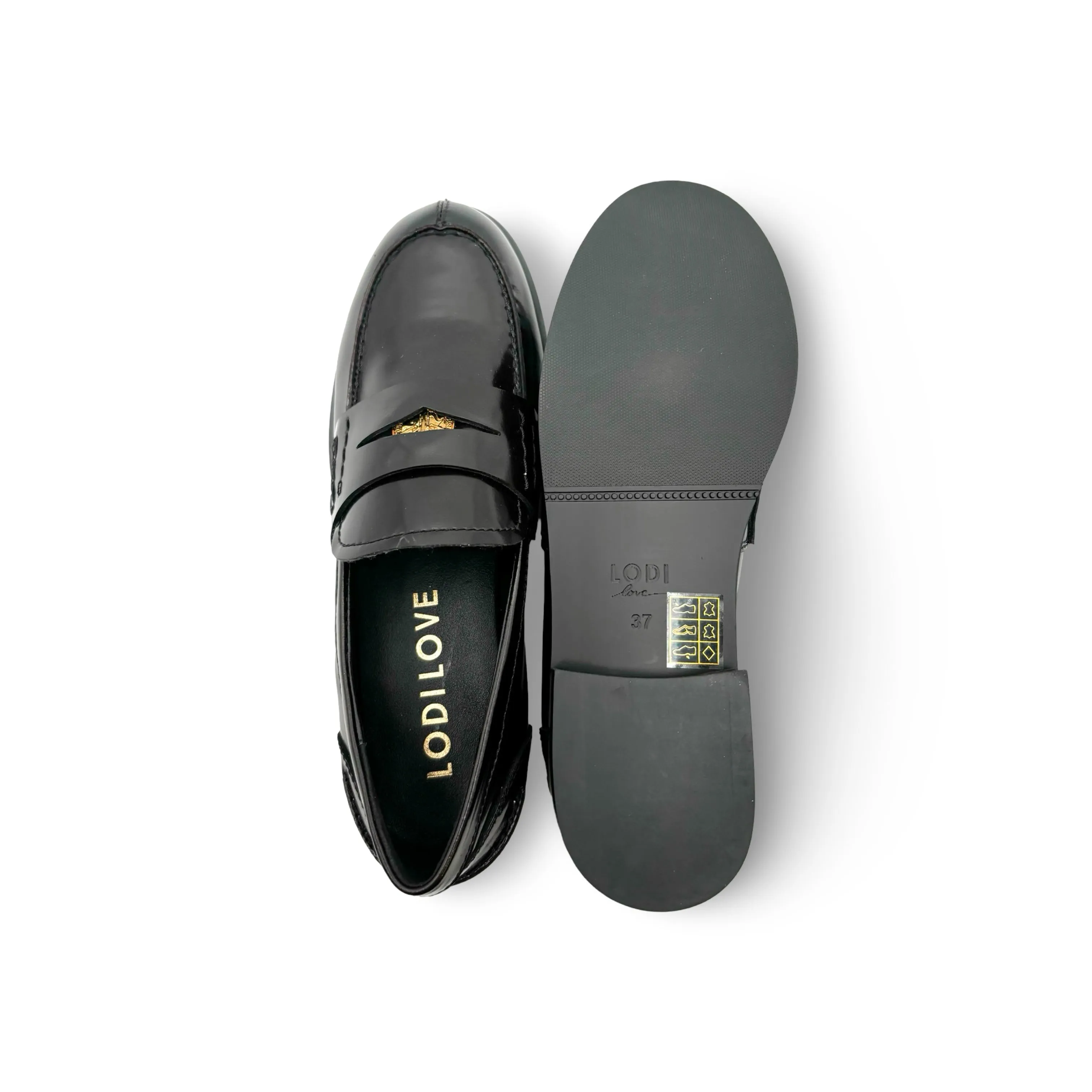 BI5101 Black Leather Loafer