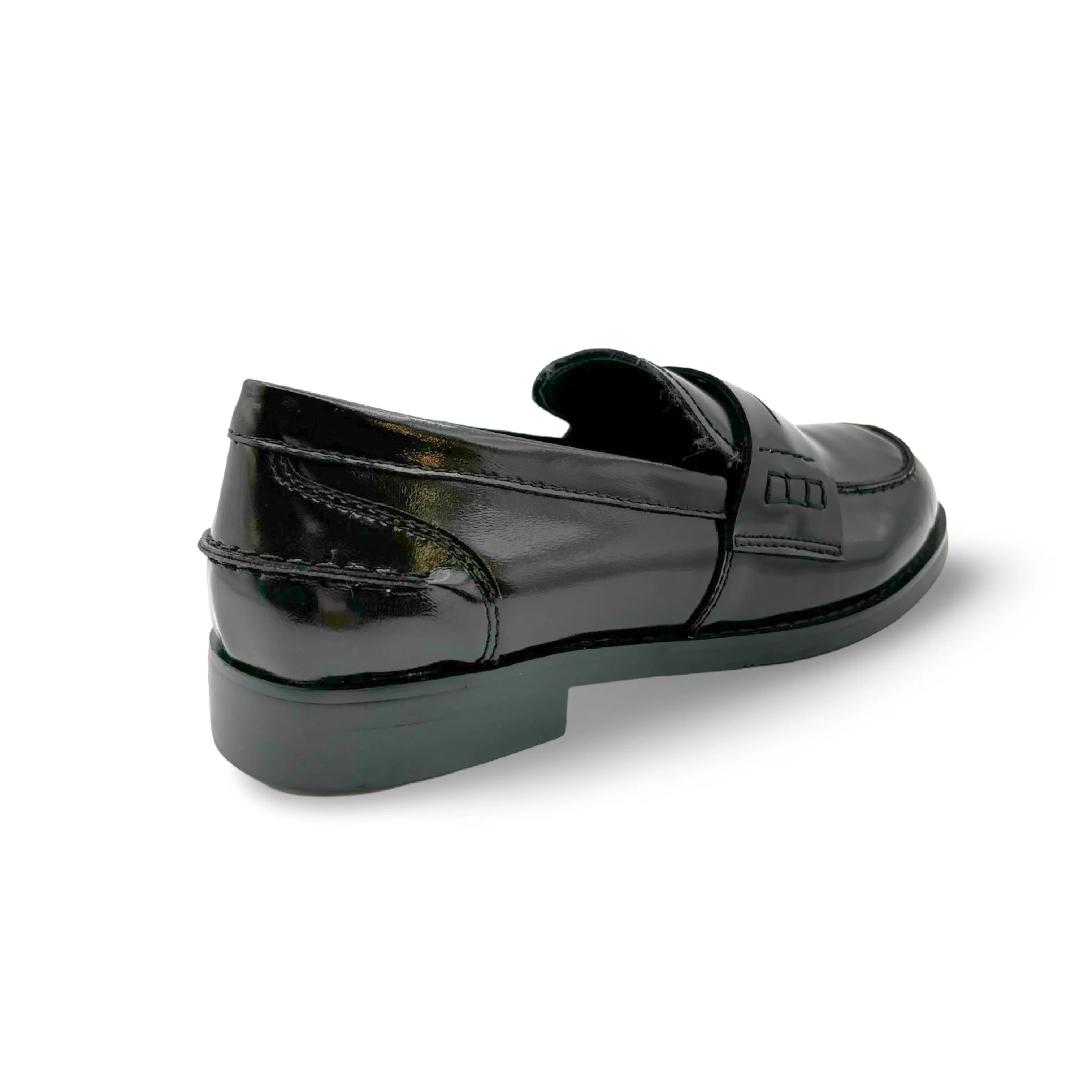BI5101 Black Leather Loafer