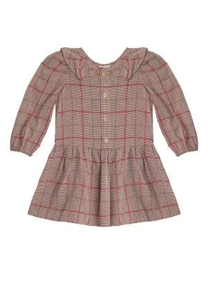 Brown Plaid Hazel Dress