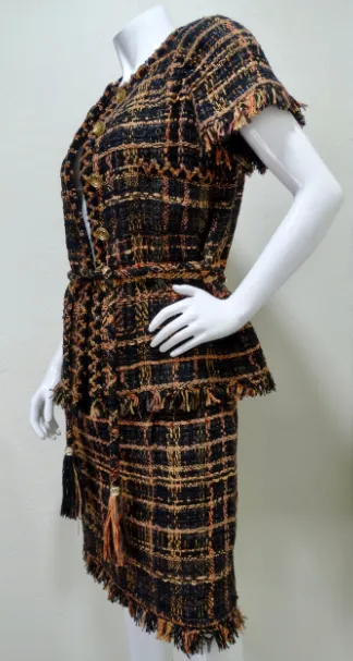 Chanel Runway Tweed Skirt Set