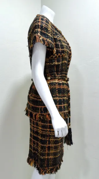 Chanel Runway Tweed Skirt Set