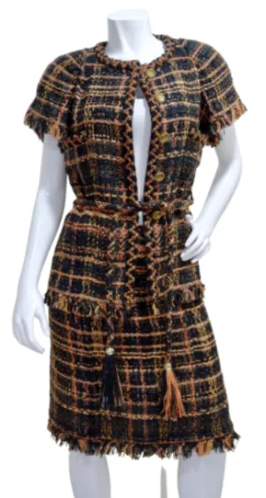 Chanel Runway Tweed Skirt Set