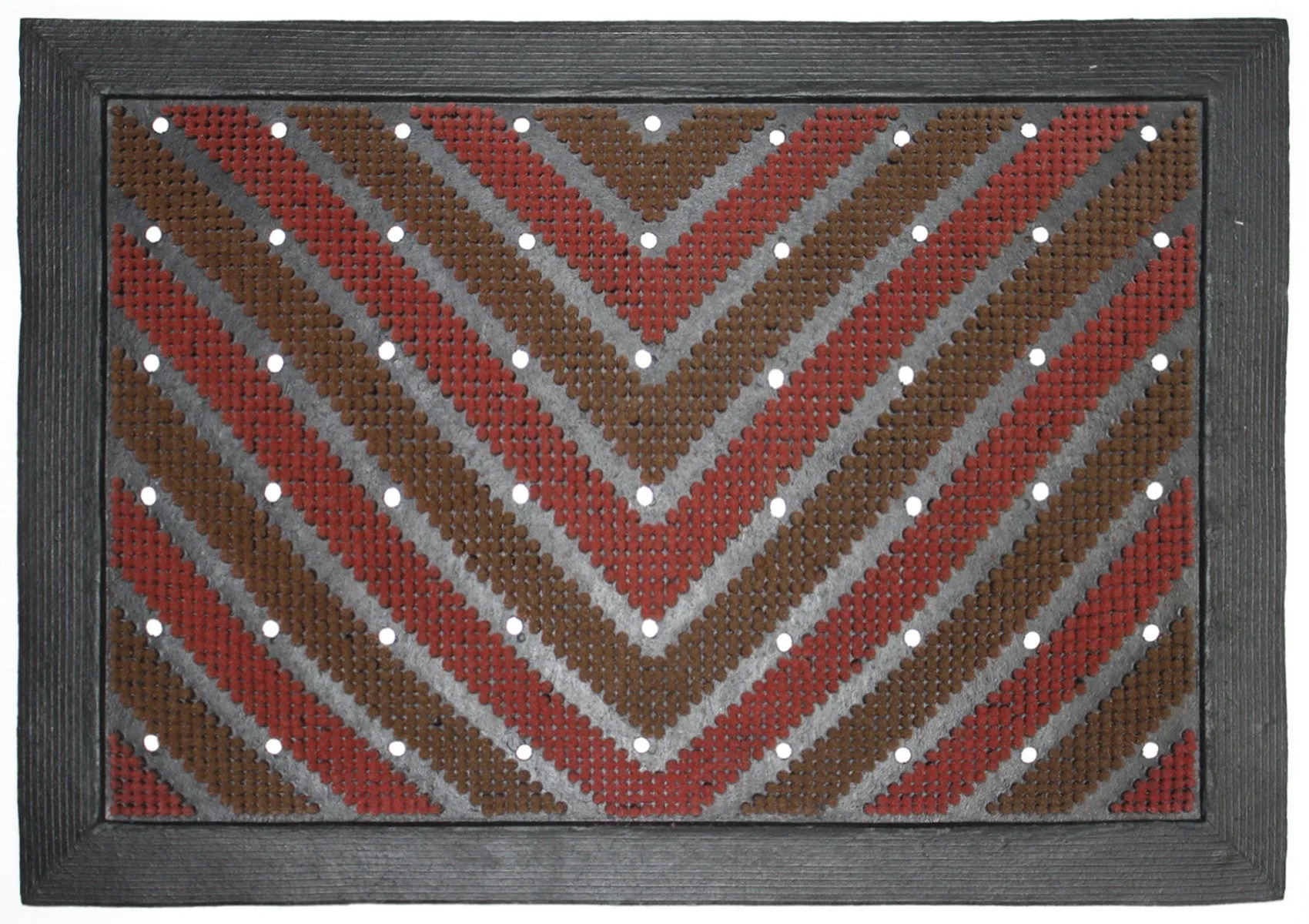 Chevron Stormsafe Outdoor Mat with Drainage Holes 65cm x 45cm (6 Designs)