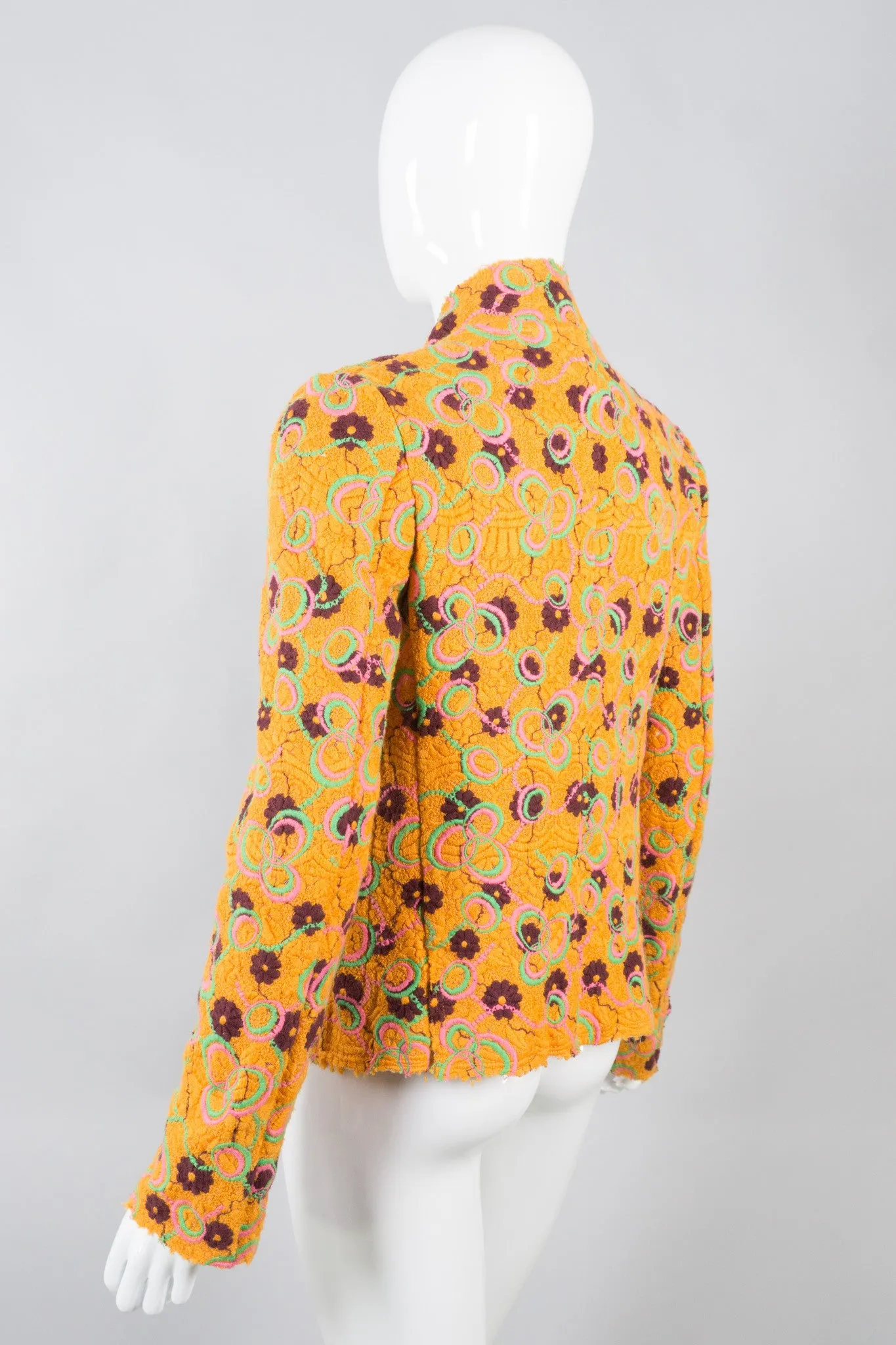 Crochet Patch Pocket Jacket