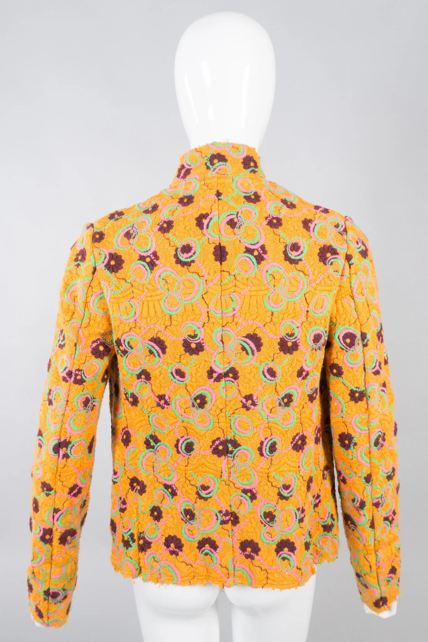 Crochet Patch Pocket Jacket