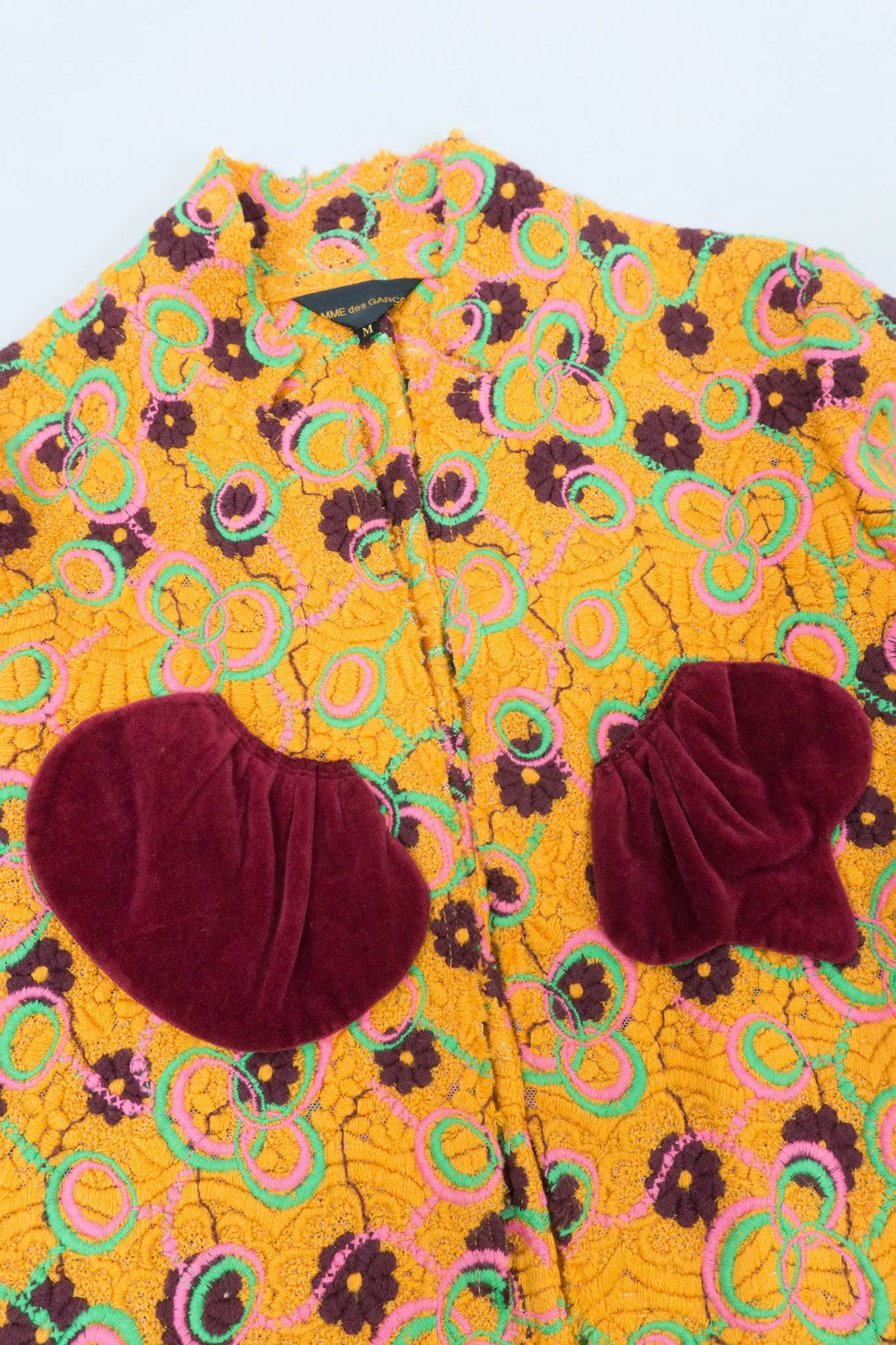 Crochet Patch Pocket Jacket