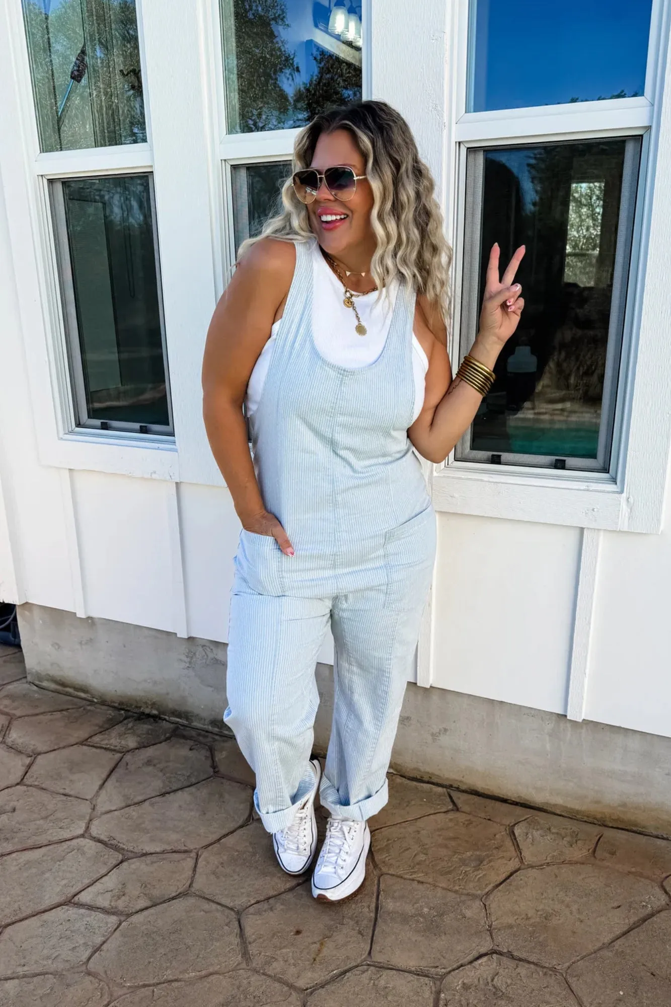 Easy Stripes, Easy Life Overalls