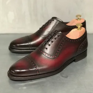 EN01 PLAIN CAPTOE OXFORD