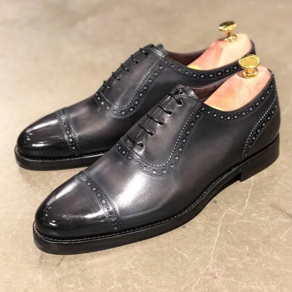 EN01 PLAIN CAPTOE OXFORD