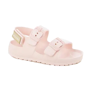 Eva Velcro Buckle Sandal - Rosewater