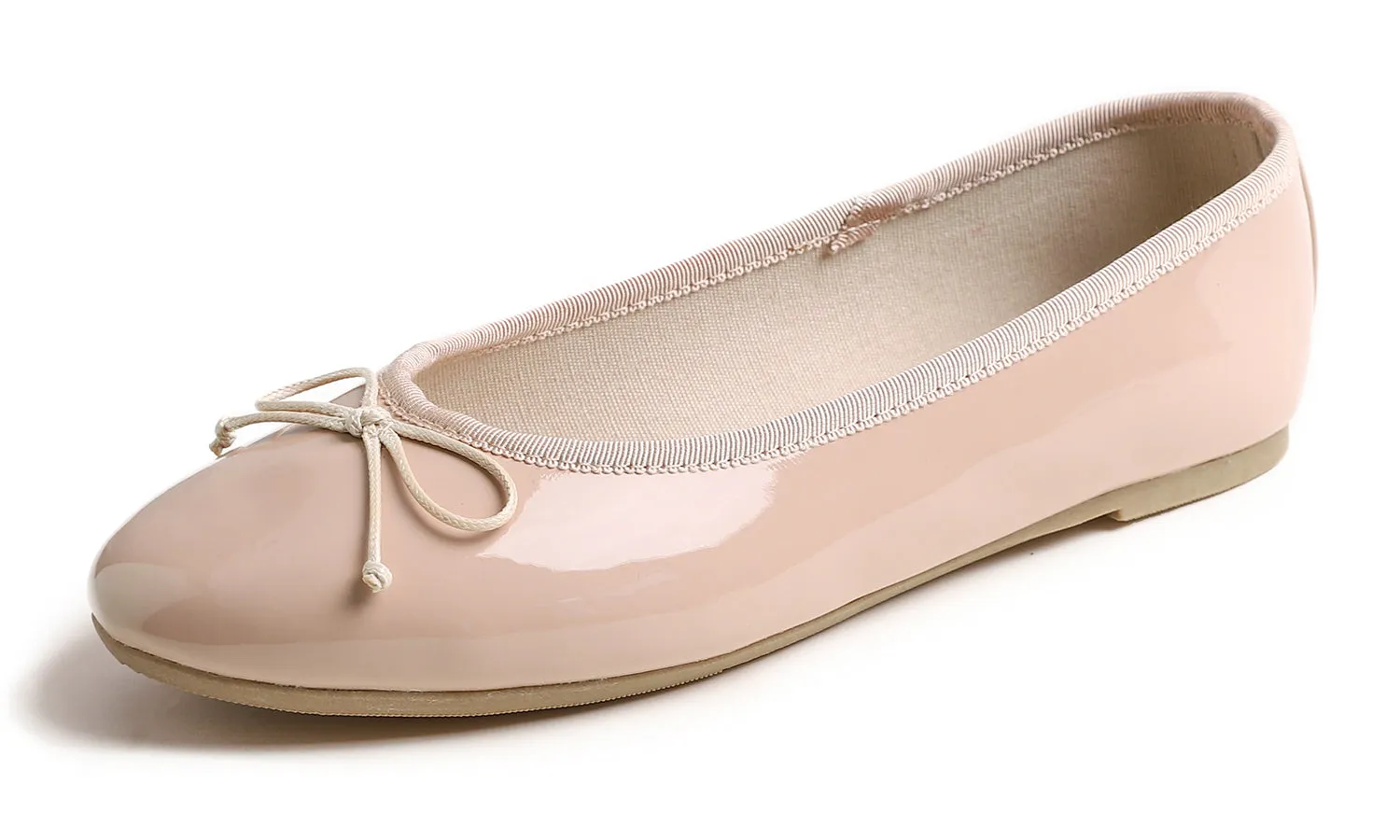 Feversole Women's Bling Soft Cushioned Comfort Flats Sparkle Party Ballets Patent