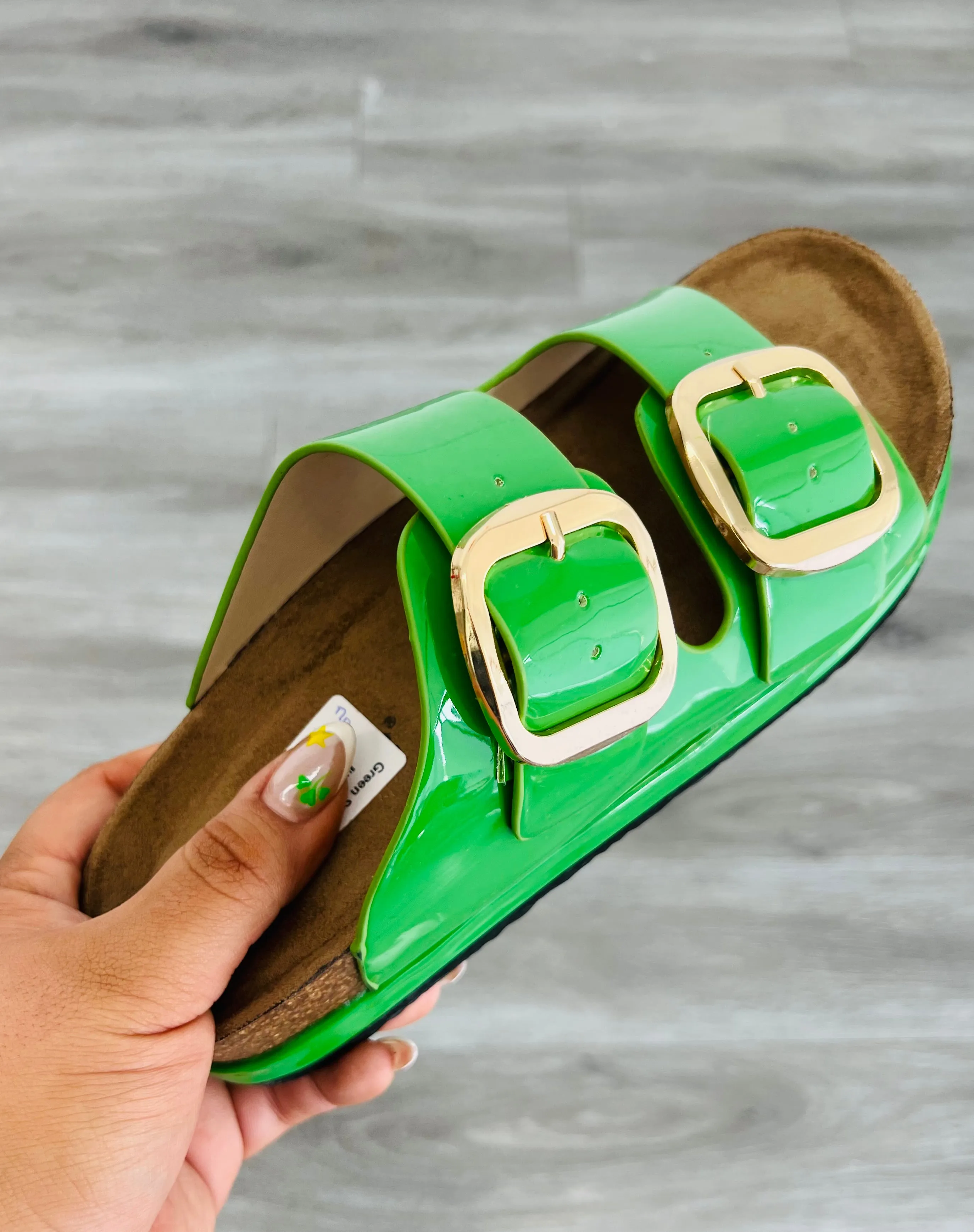 Green Sunny Side Sandals