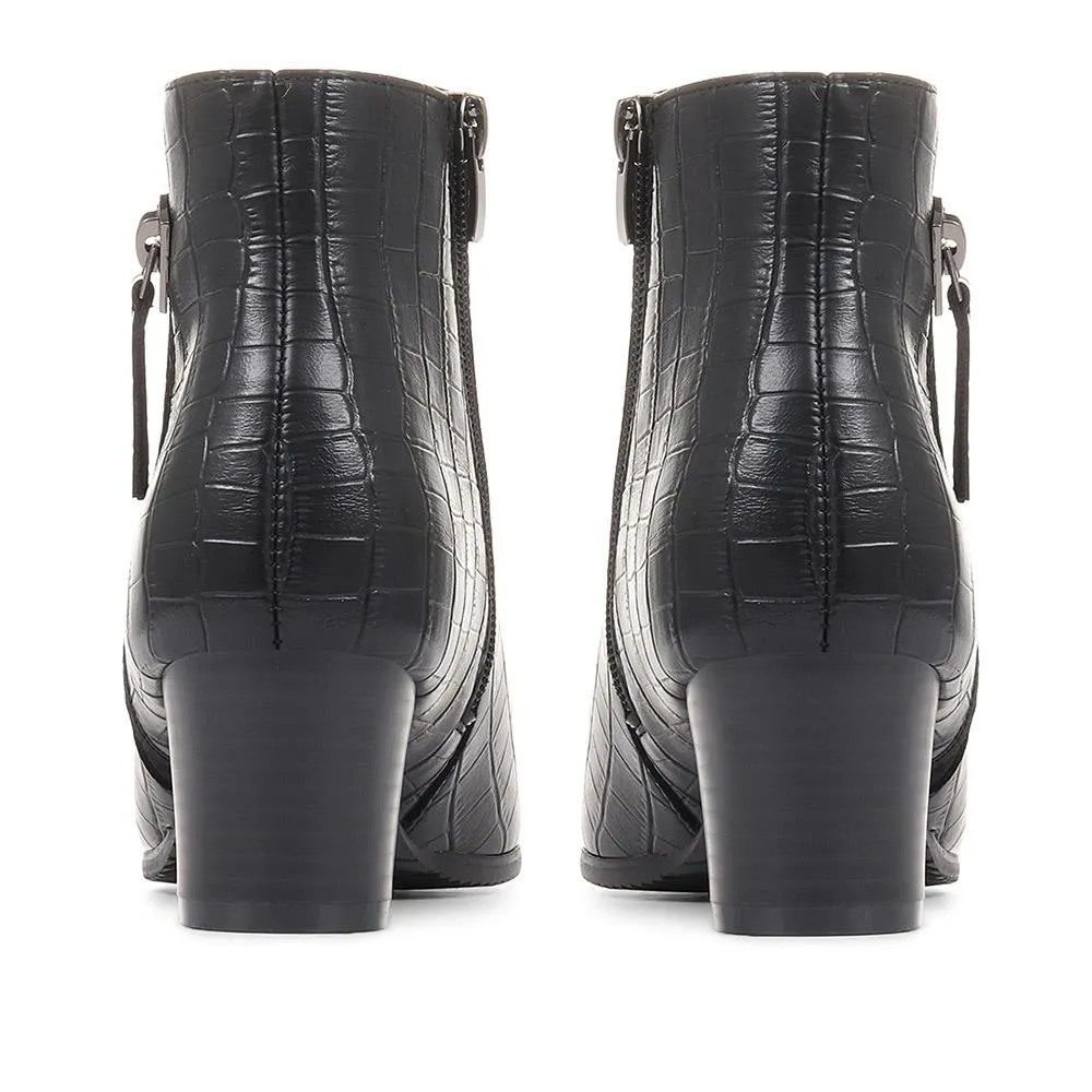 Heeled Ankle Boots - WLIG36001 / 322 763