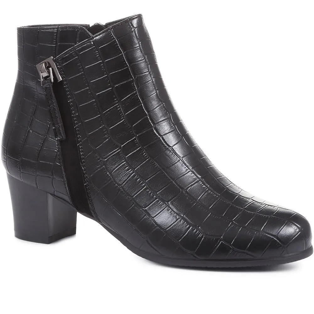 Heeled Ankle Boots - WLIG36001 / 322 763