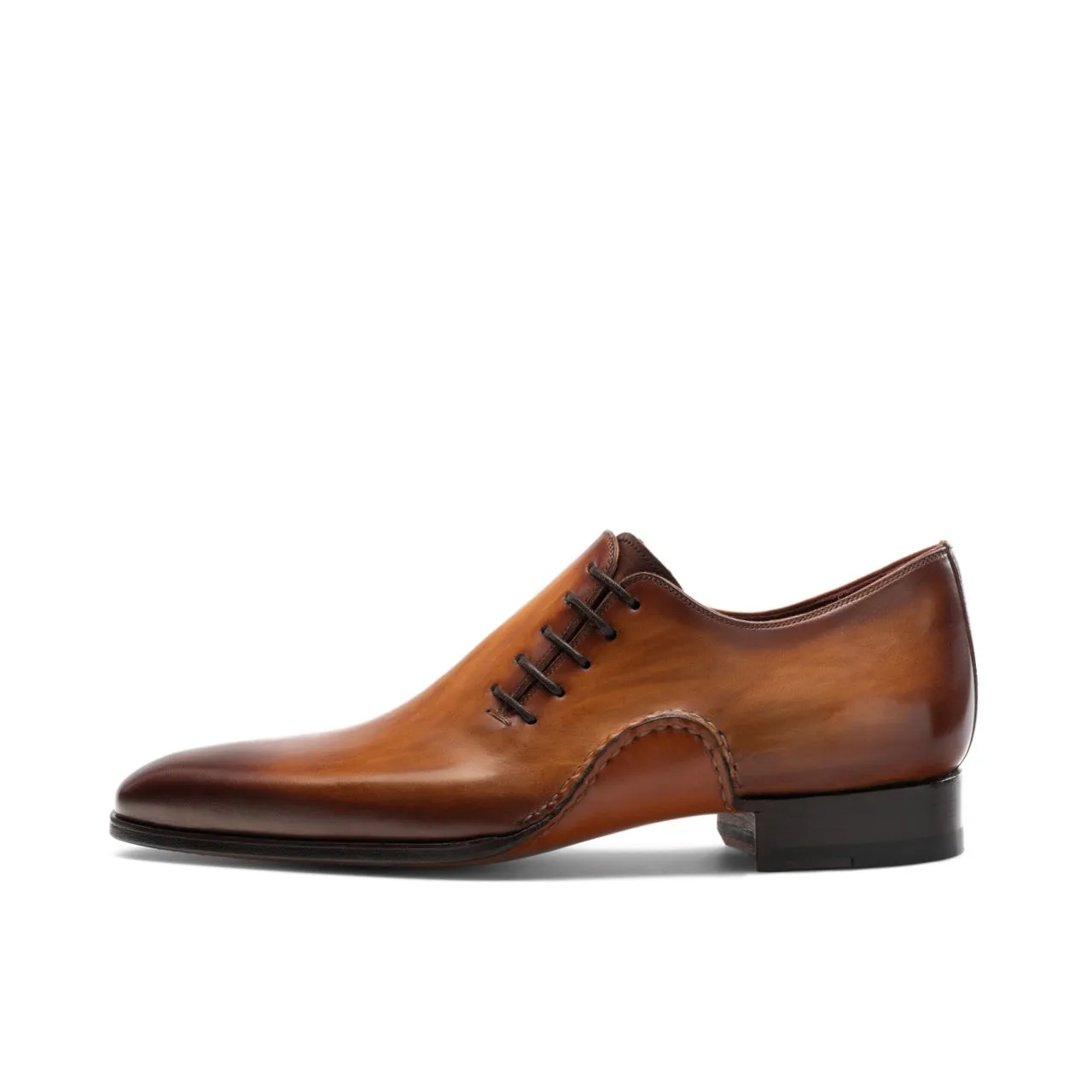 Height Increasing Black Leather Balranald Oxfords Shoes