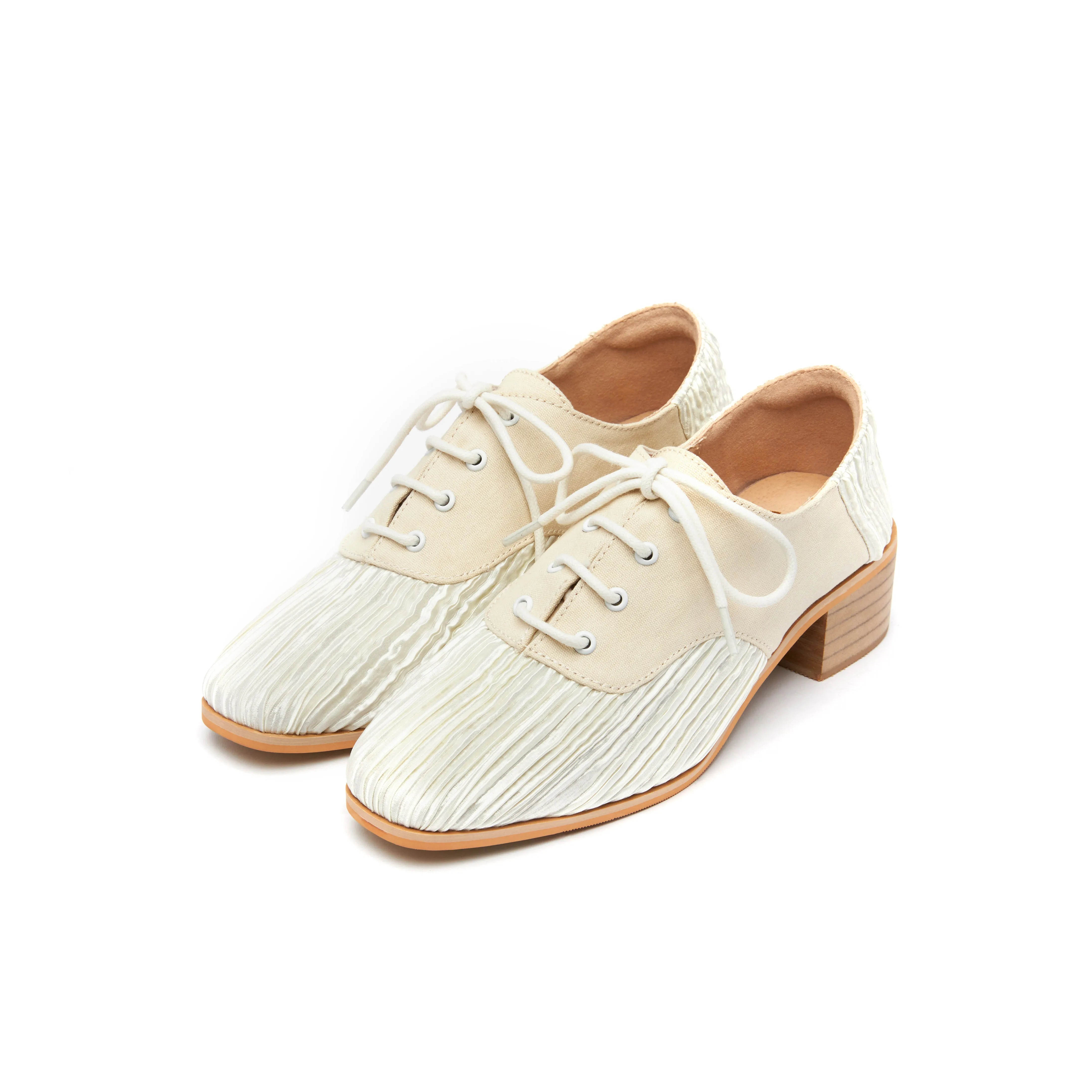 Kiff Linen Oxfords - Beige ( BEI )
