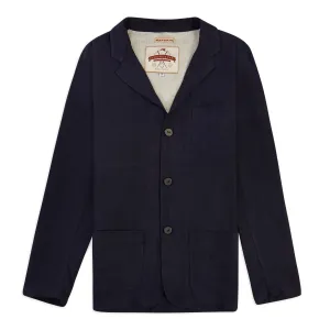 Linen Blazer - Indigo