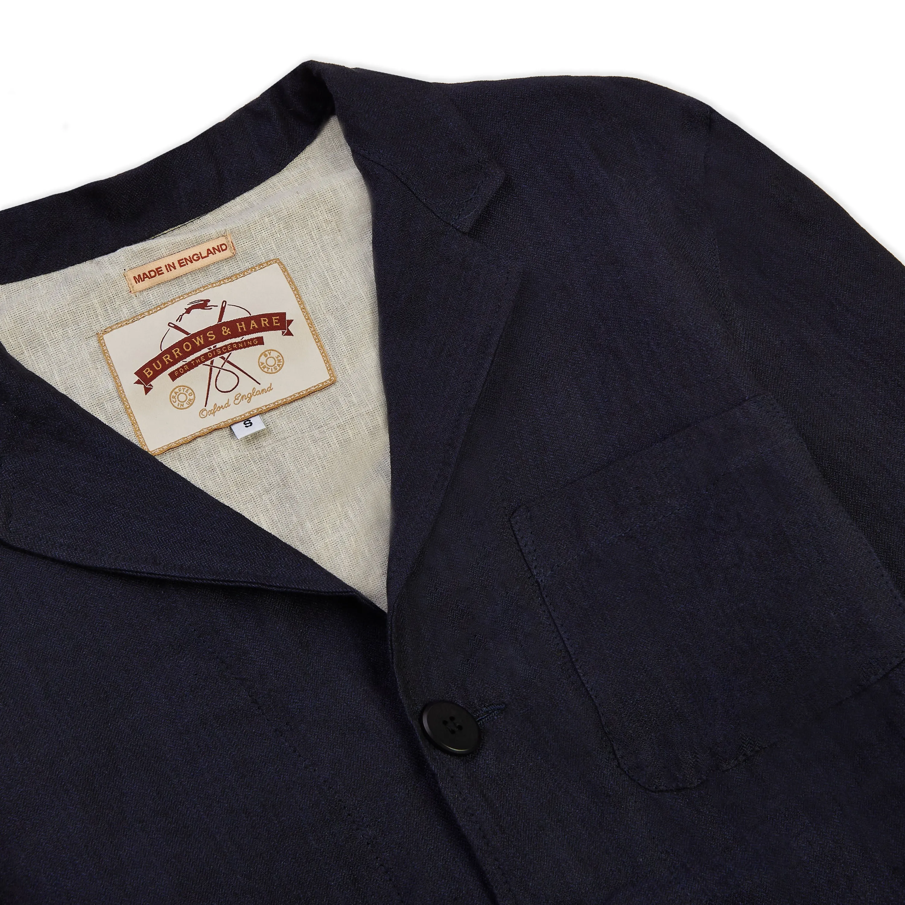 Linen Blazer - Indigo