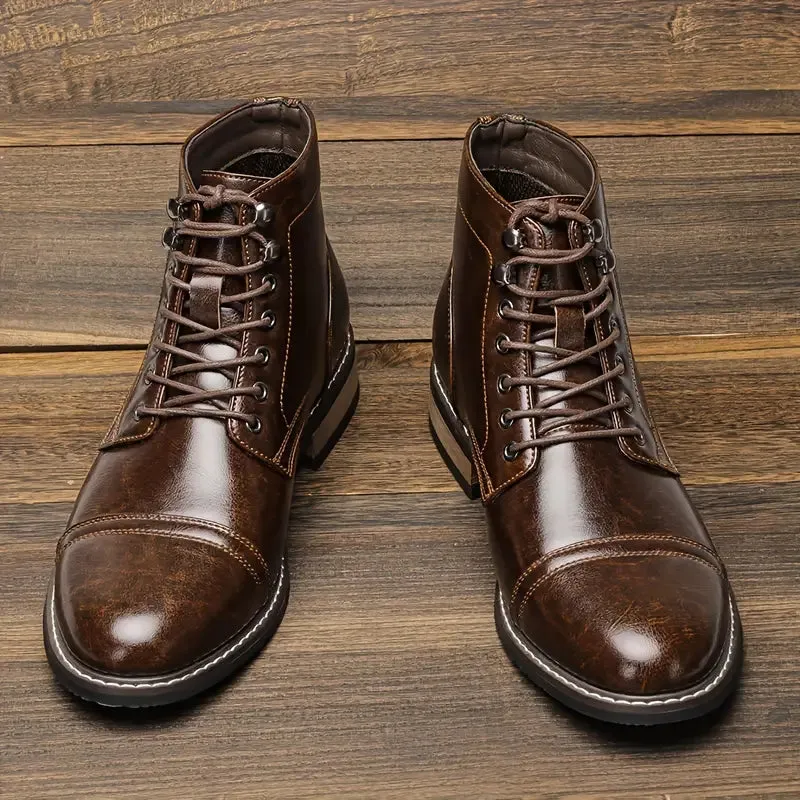 Monroe Classic Distressed Leather Boot