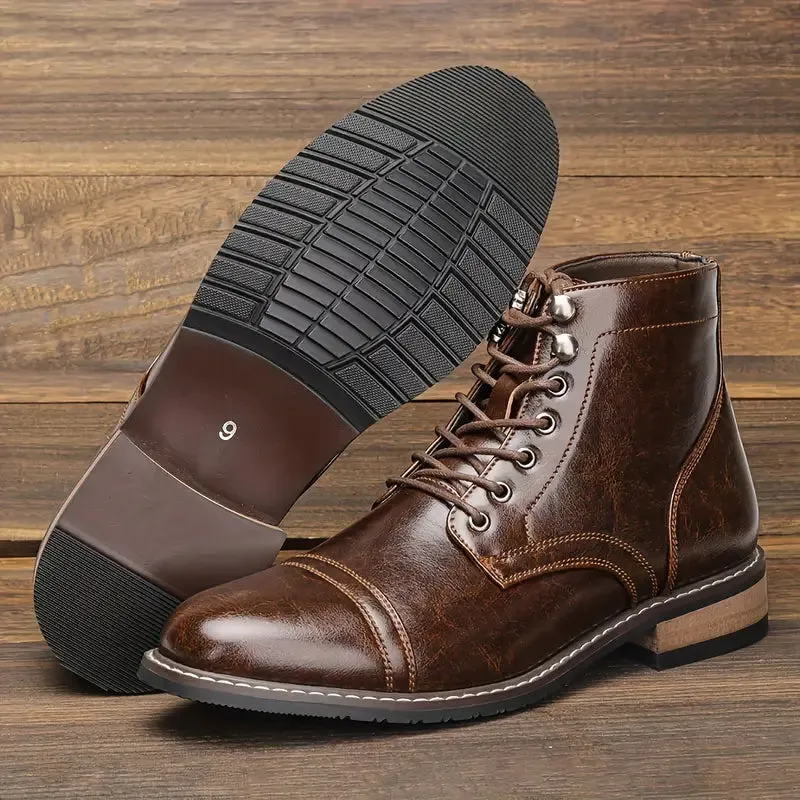 Monroe Classic Distressed Leather Boot
