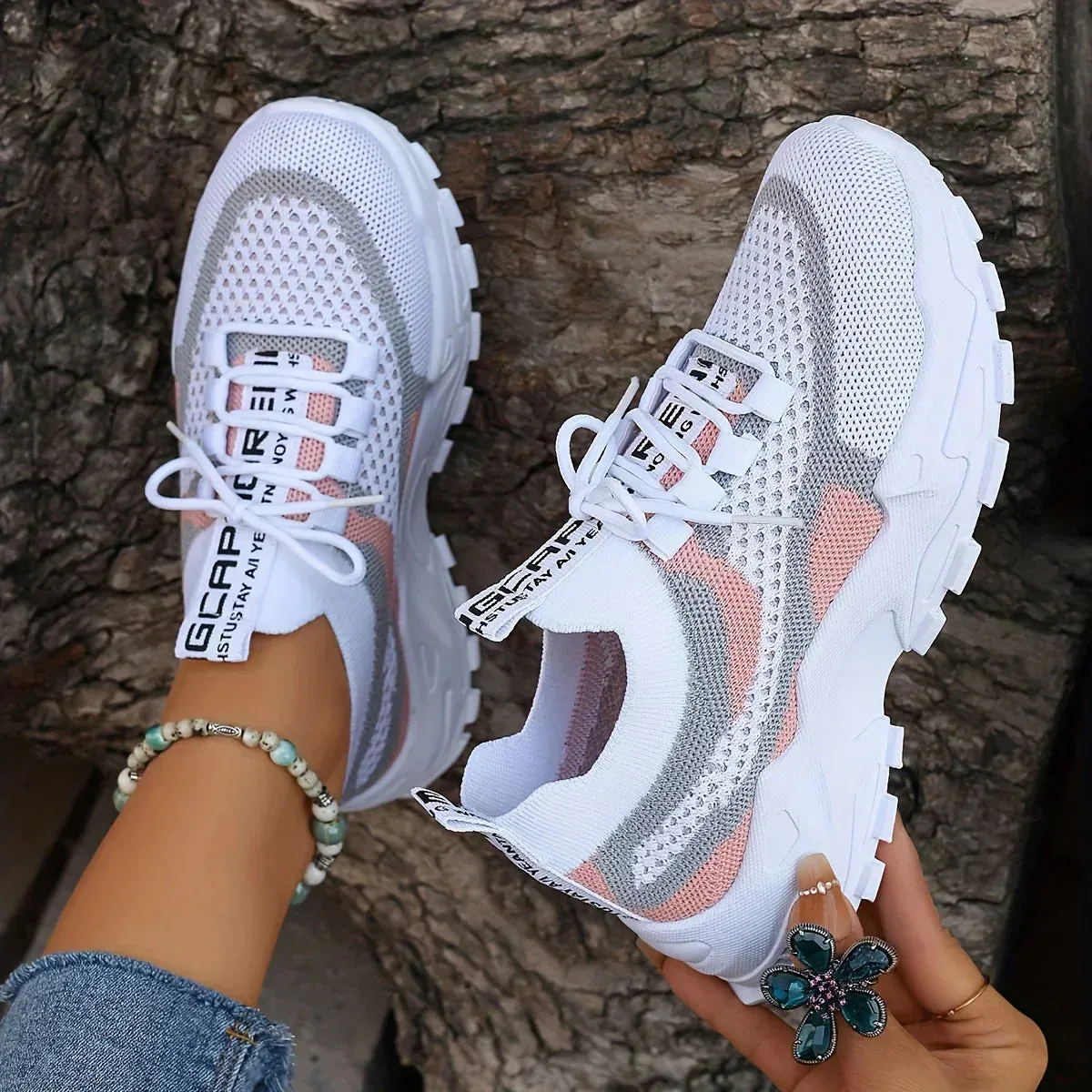 New summer women's Breathable Mesh surface shoes