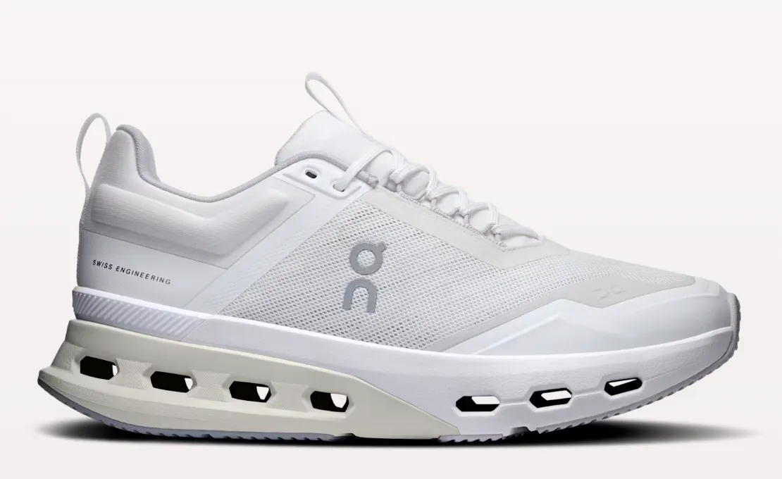 On Running Cloudnova X Women's Sneaker- White/ Glacier