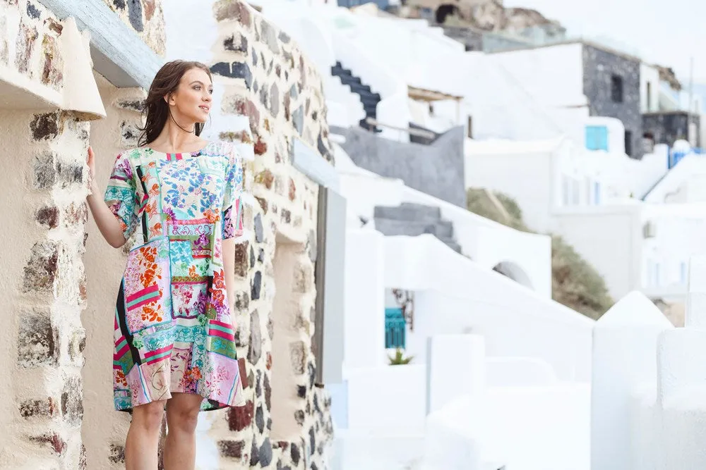 Orientique Zakynthos Dress Contemporary Print