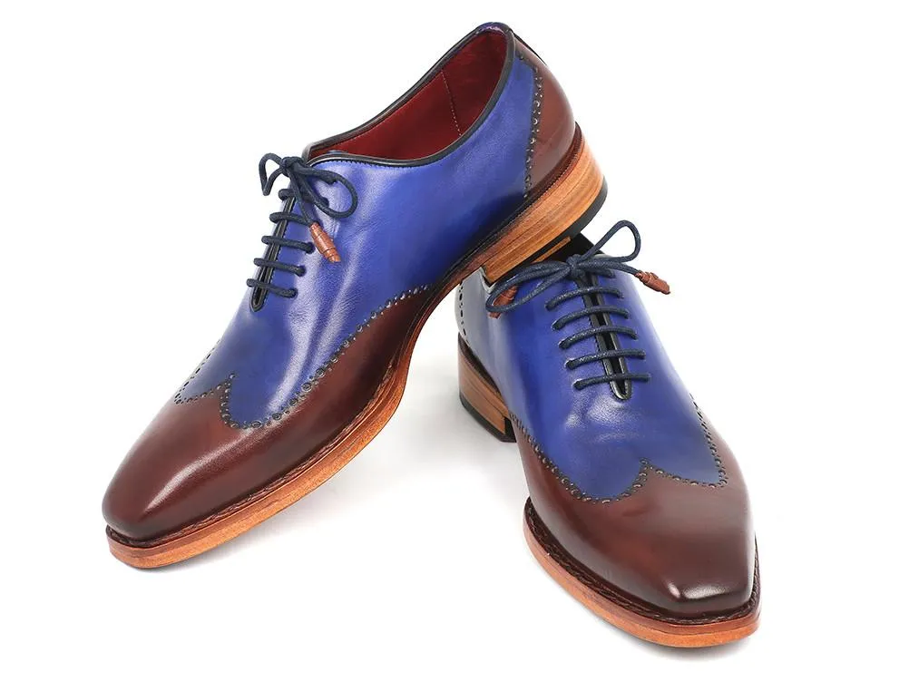 Paul Parkman Wingtip Oxfords (Blue & Brown)
