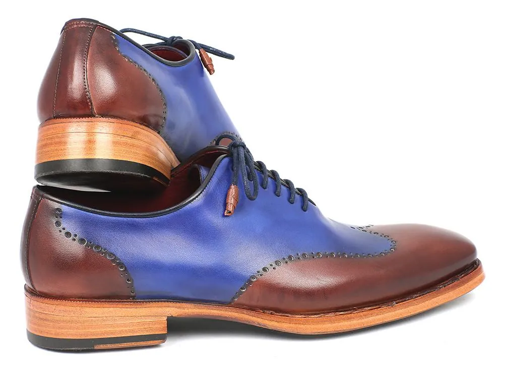 Paul Parkman Wingtip Oxfords (Blue & Brown)