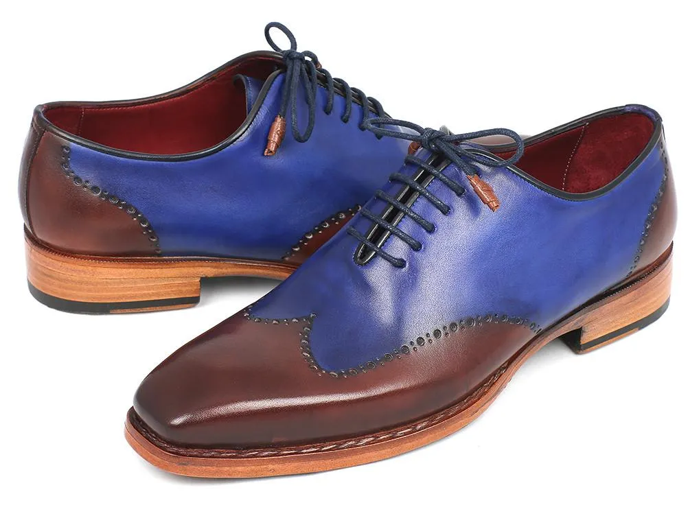 Paul Parkman Wingtip Oxfords (Blue & Brown)