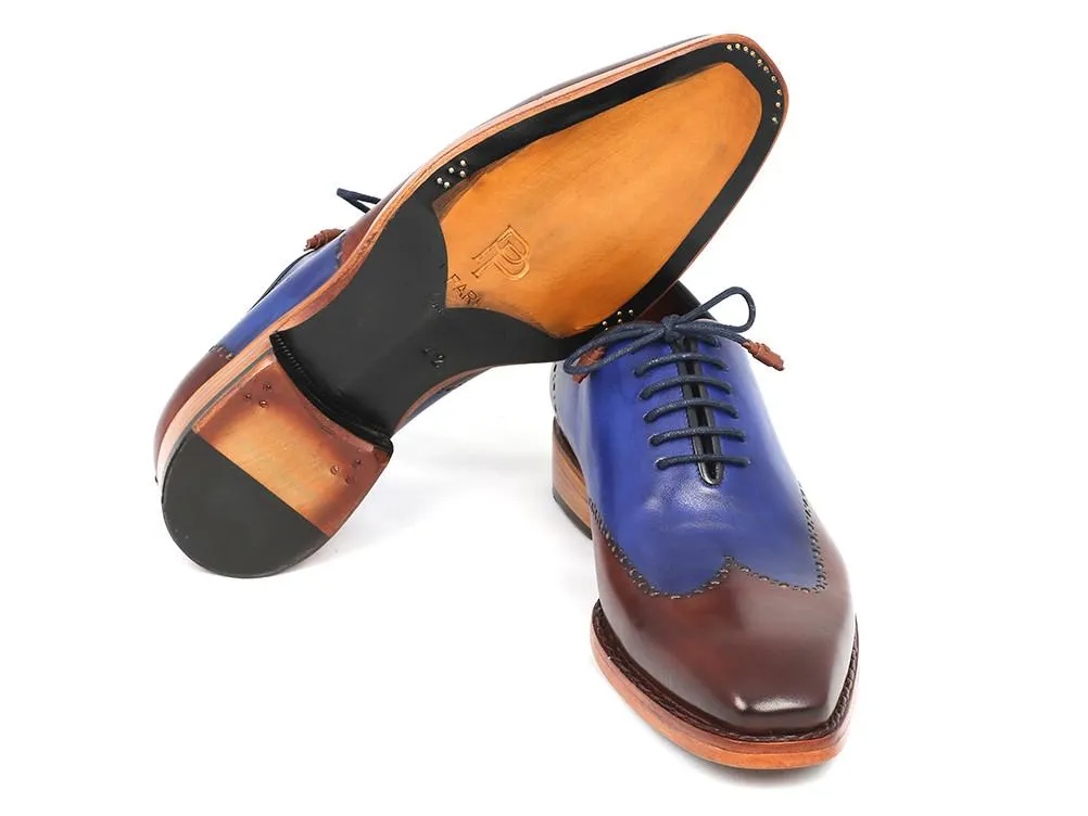 Paul Parkman Wingtip Oxfords (Blue & Brown)