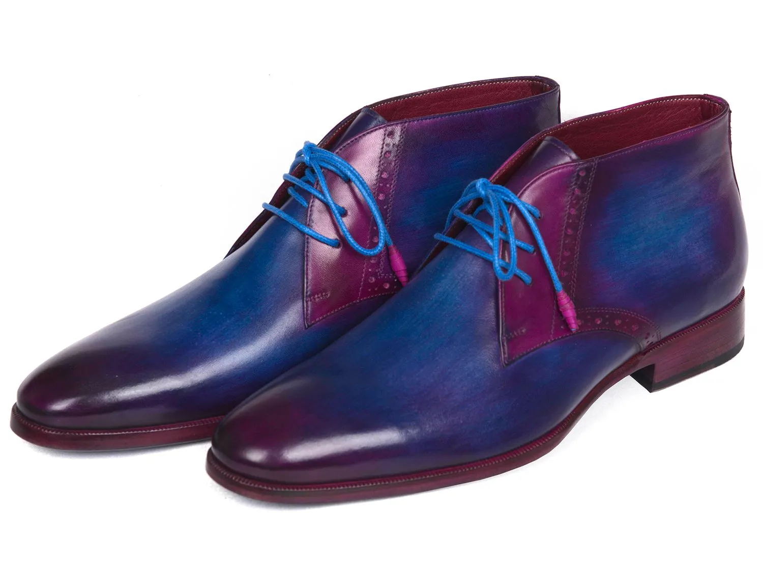 Paul Parkman Wingtip Oxfords Cognac Shoes (ID#5447-CGN)