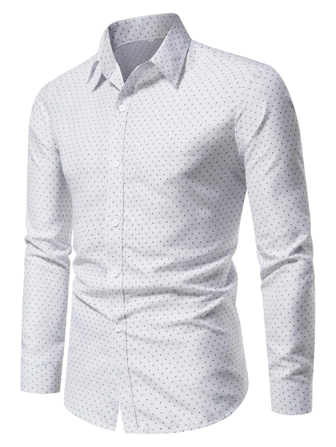 Print Button Down Shirt