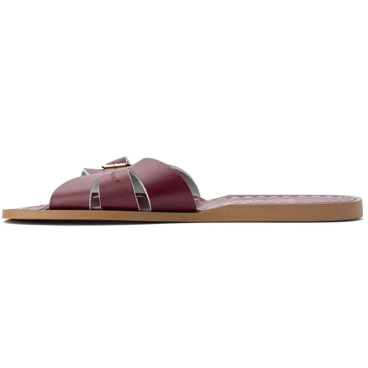 Salt Water Womens Classic Slides (Claret)