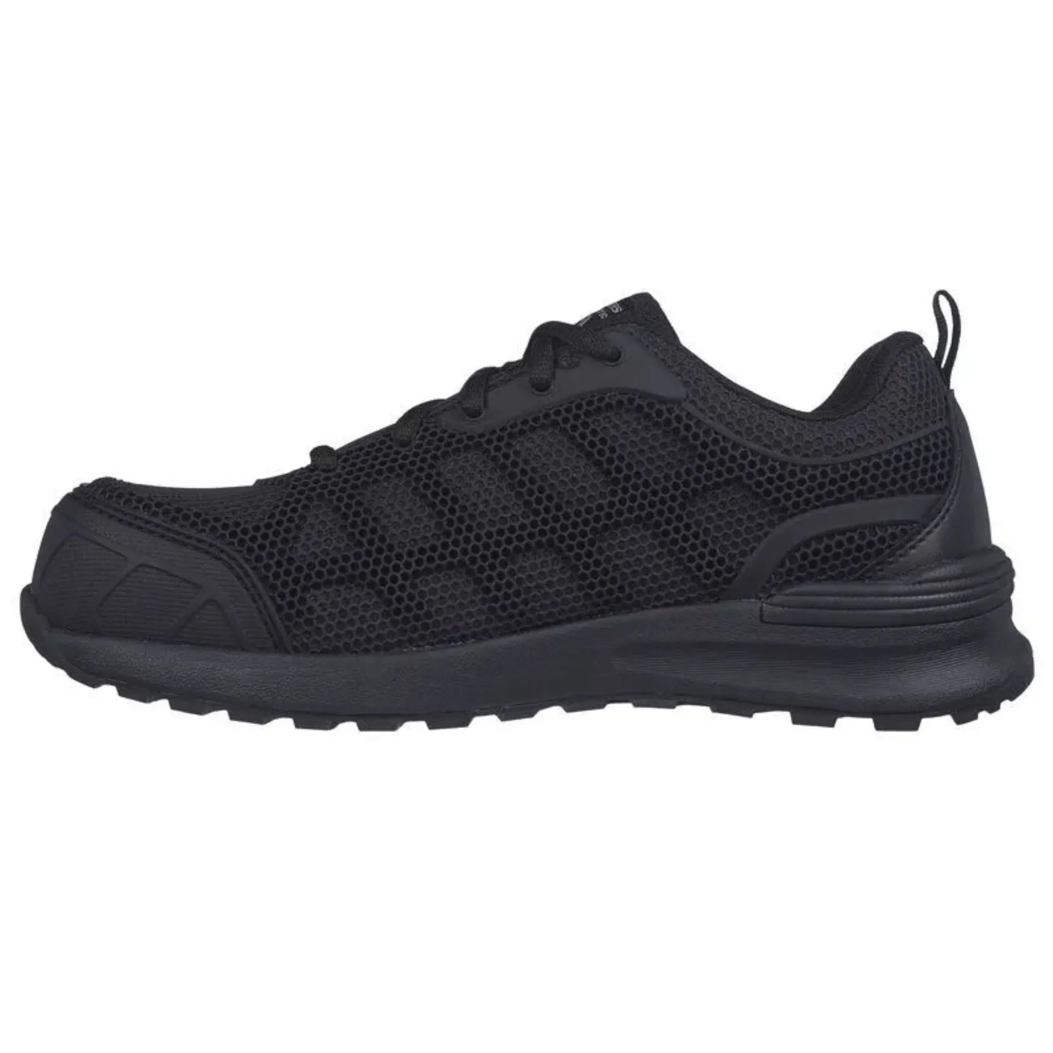 Skechers Women's 77289 Bulkin Ayak Black Safety Toe Metal Free Work Shoes