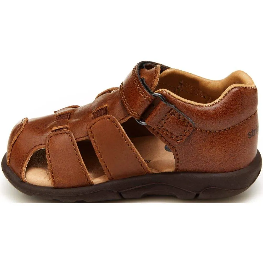 Stride Rite Toddler Boys Archie Brown Leather Sandals