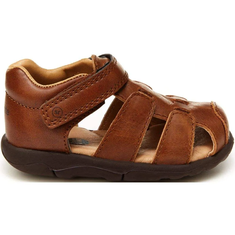 Stride Rite Toddler Boys Archie Brown Leather Sandals
