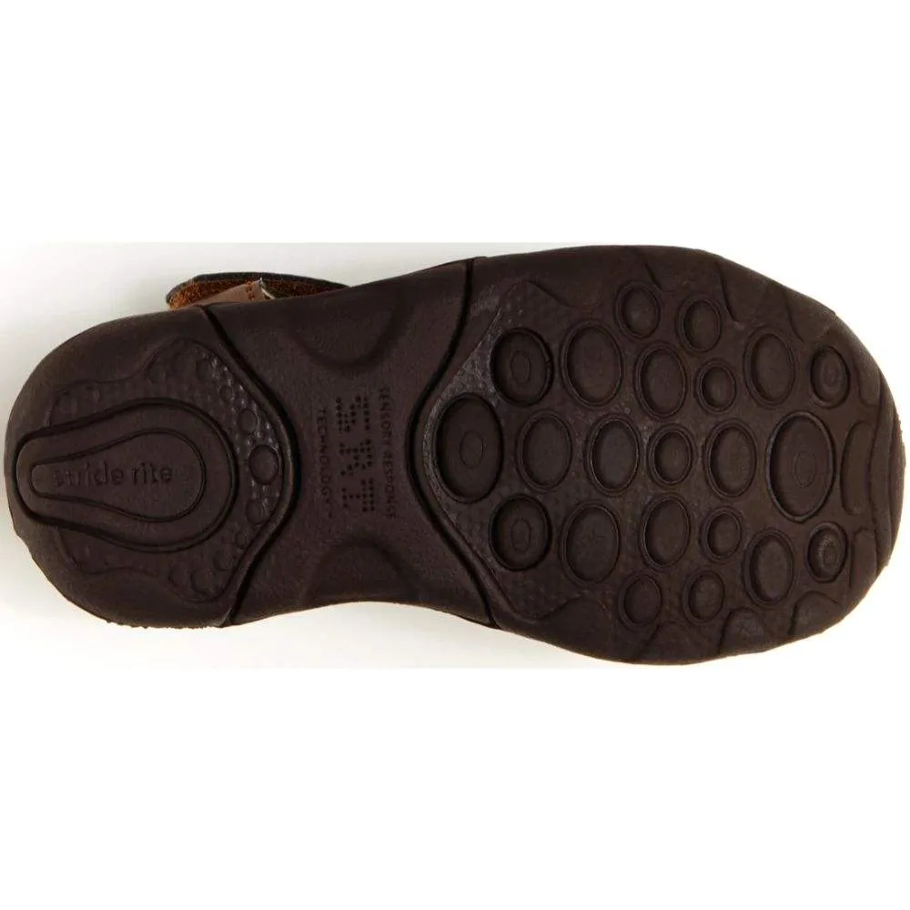 Stride Rite Toddler Boys Archie Brown Leather Sandals