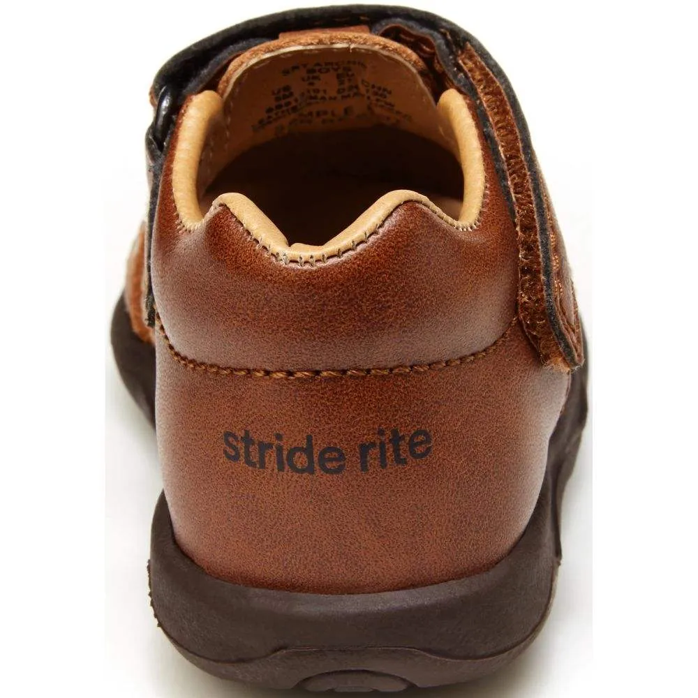 Stride Rite Toddler Boys Archie Brown Leather Sandals