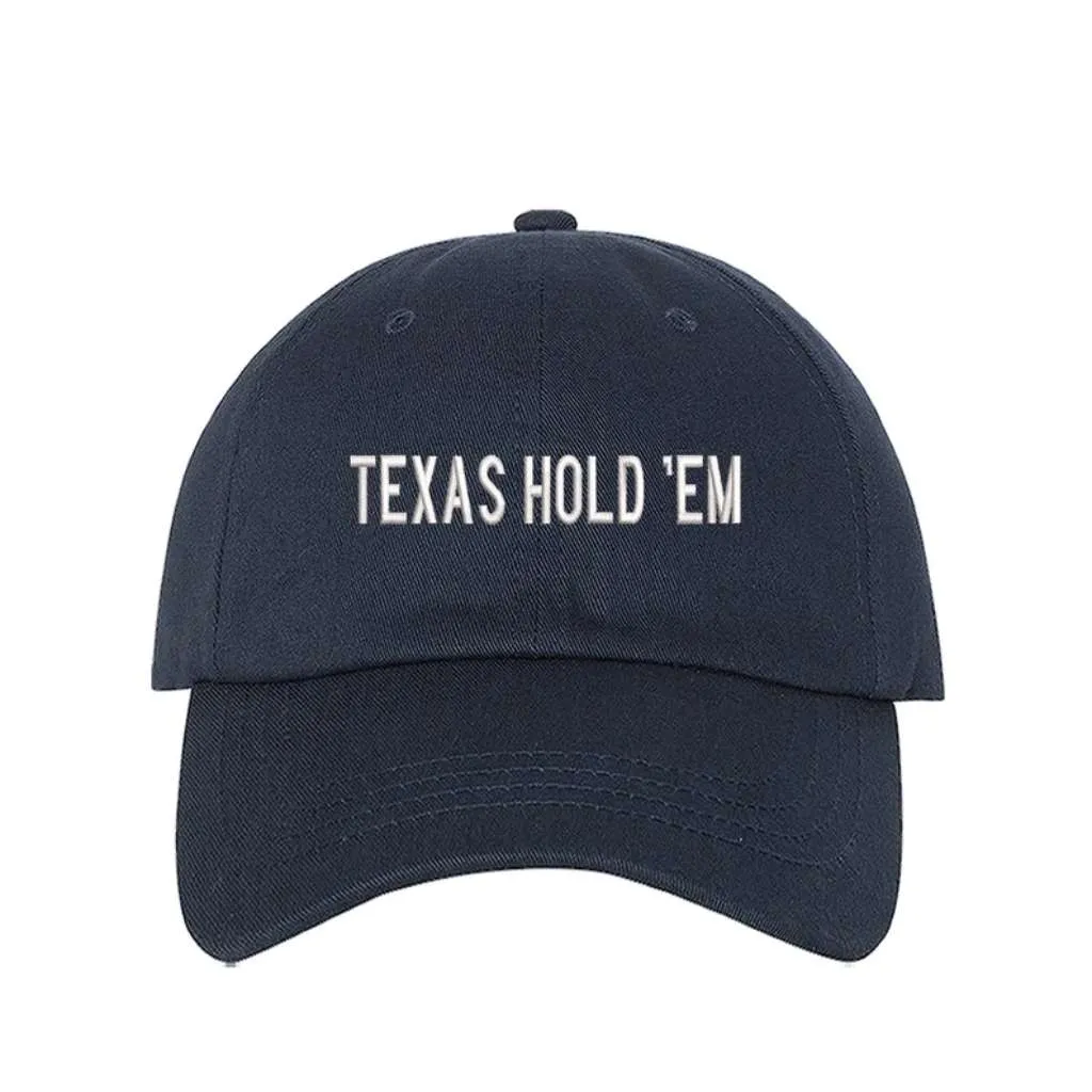 Texas Hold 'Em Embroidered Baseball Hat