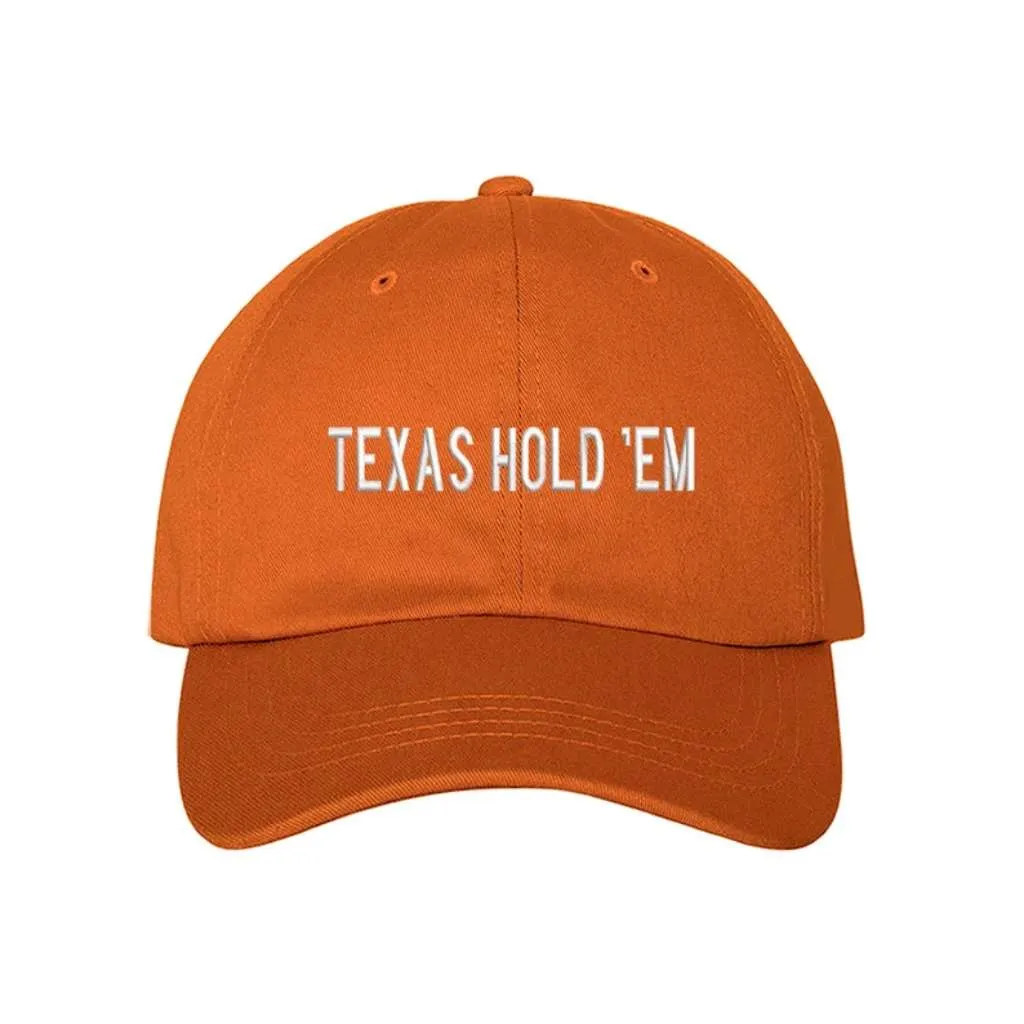 Texas Hold 'Em Embroidered Baseball Hat