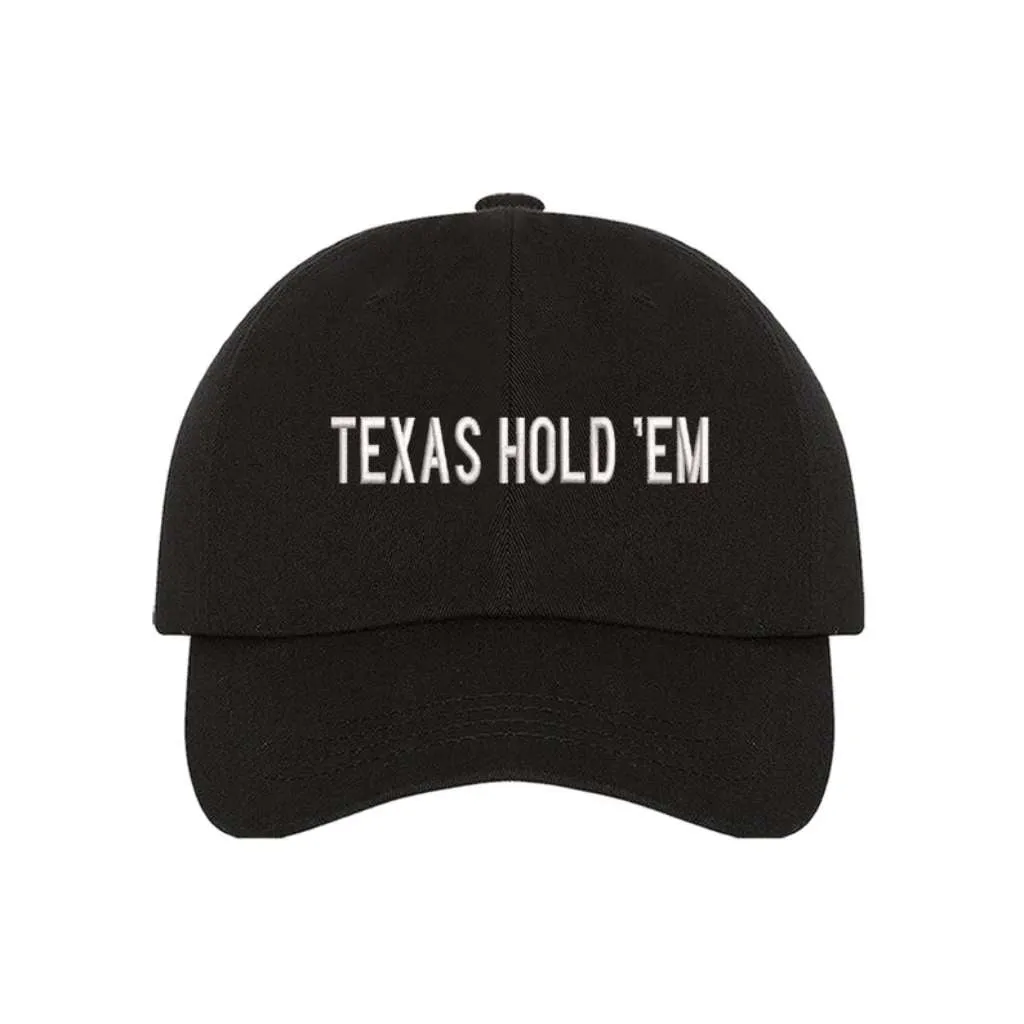 Texas Hold 'Em Embroidered Baseball Hat