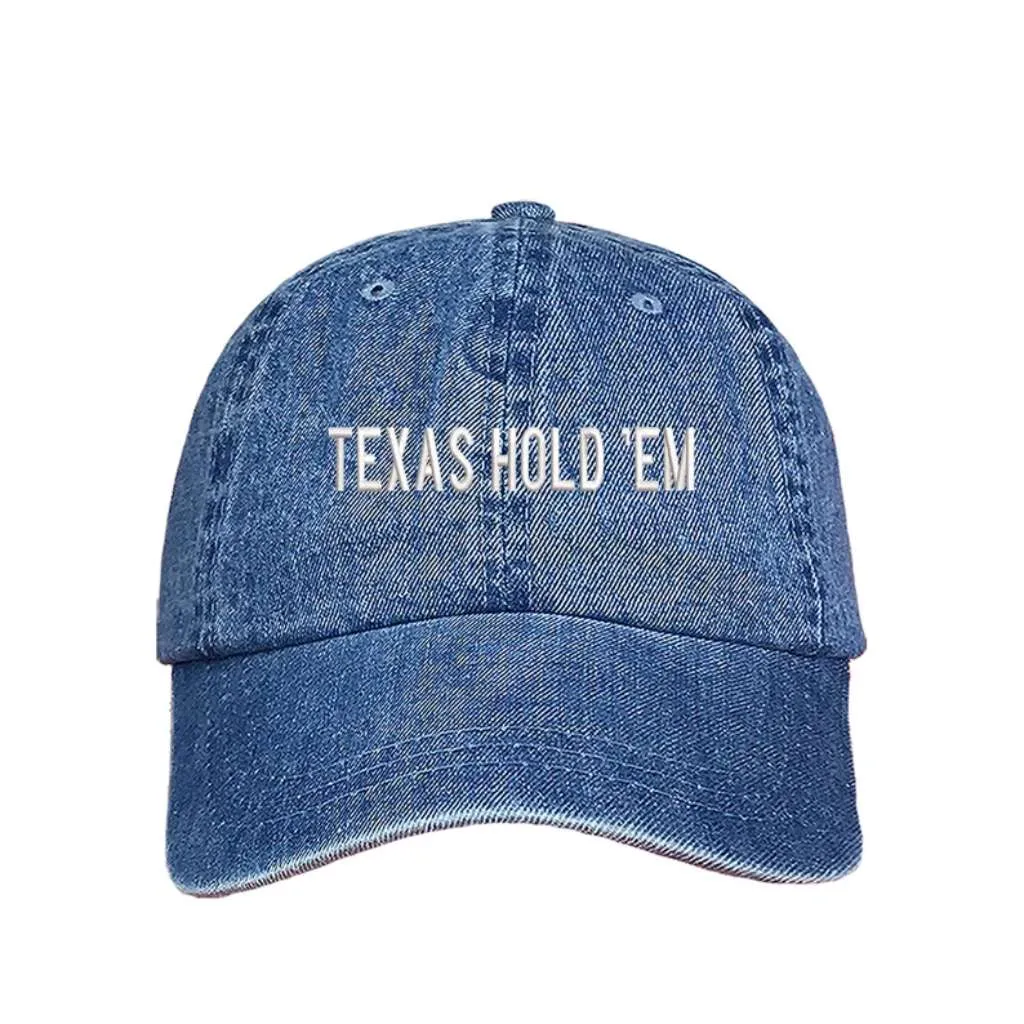 Texas Hold 'Em Embroidered Baseball Hat