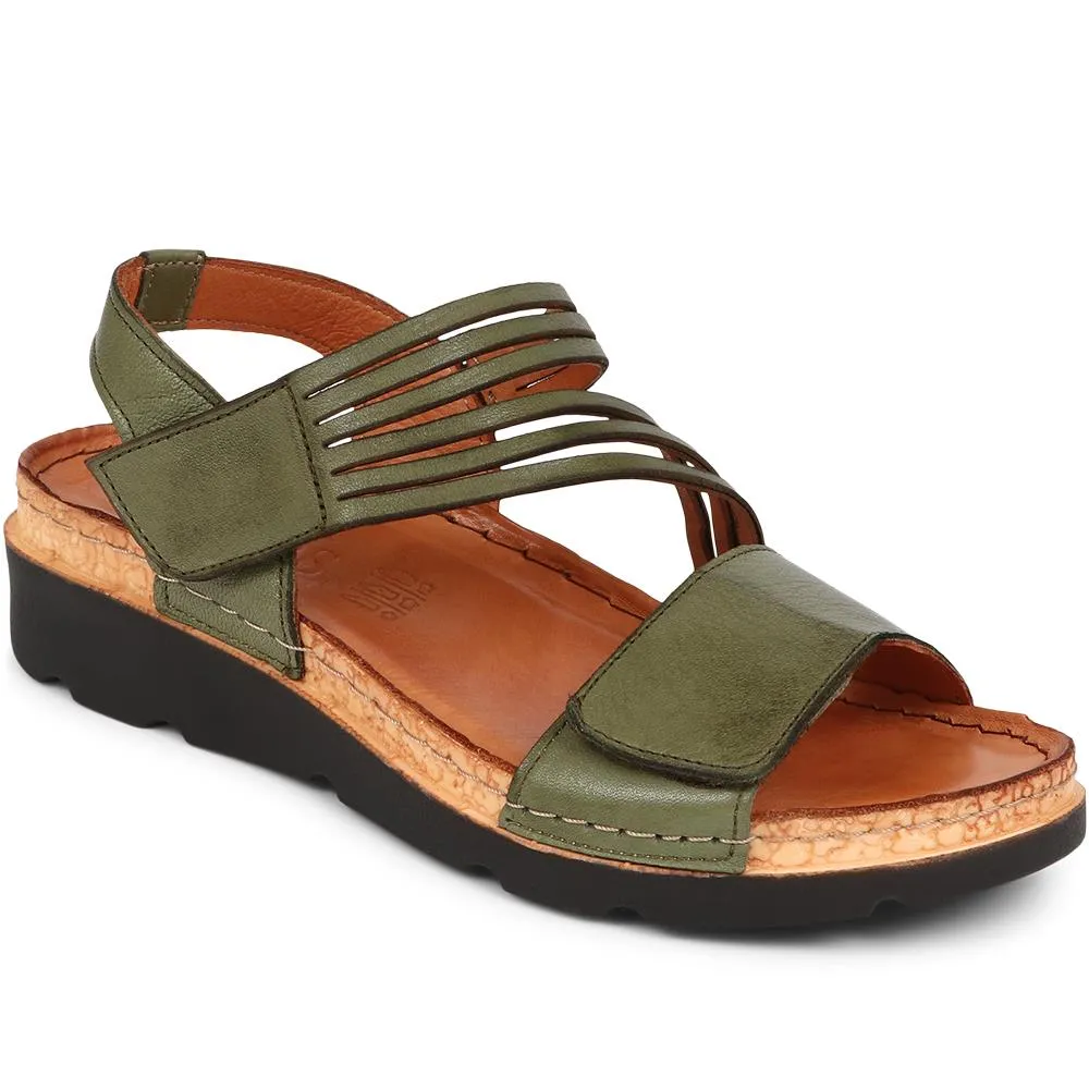 Touch-Fasten Leather Sandals - KARY39029 / 325 513